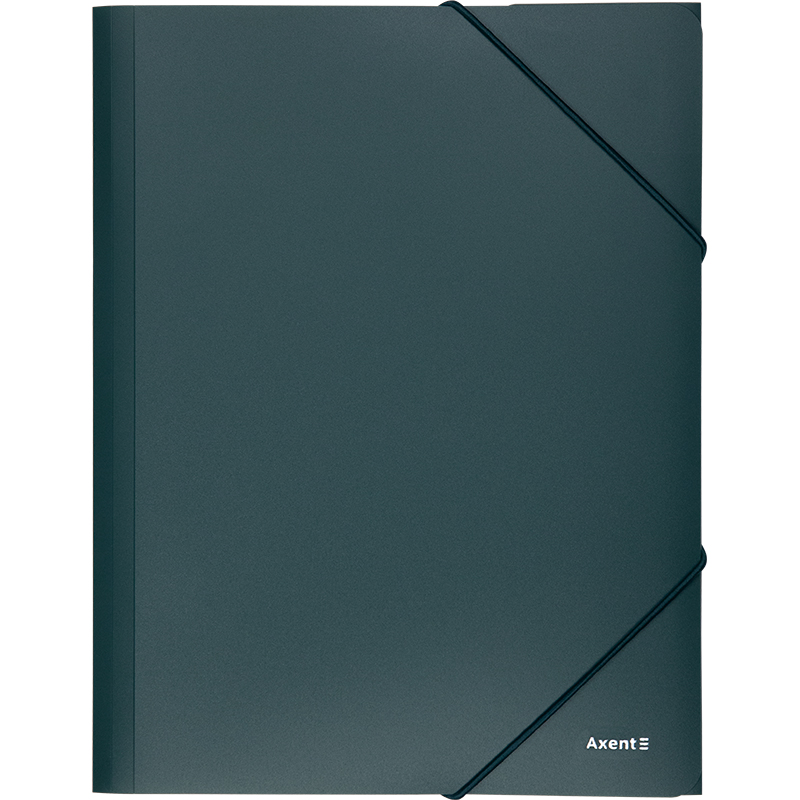 Папка на гумках Axent 1508-05-A, А4, зелена